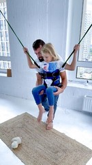 Inclusive Movement bungee straps for kids with CP. Soft bungees for kids