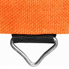 Trampoline Mat with 72 V-Hooks, Fits 12′ Trampoline, Orange
