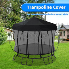 Outdoor Round Trampoline Cover (Tent Only)— 10 FT 12FT 14 Ft Trampoline Tent Sun