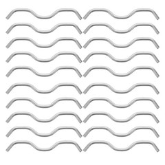 20 Pcs Trampoline Metal Connector Replacement Springs Heavy Duty