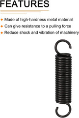 2.5X18X90Mm(Wxodxl) Extension Spring – 2Pack – Good for Home Repair Machinery –