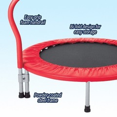 3-Foot Folding Trampoline 36″ Diameter for Ages 3 and up Max Load 175 lb