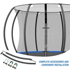 Curved Trampoline Poles Replacement, 1 Lower & 1 Upper Safety Trampoline Pole…