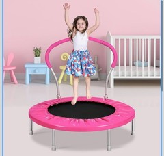 Lyromix 36” Kids Trampoline Mini Toddler Rebounder w/ Handle Indoor Outdoor Gift