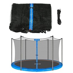 Trampoline Replacement Safety Enclosure Net for 6 Straight Poles 14FT Frame
