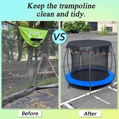 Trampoline Shade Cover 16FT Round Heavy Duty Trampoline Cover for Sun Protection