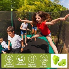 12 Pcs Trampoline Pole Caps Replacement 1.26 Incn – Enclosure Trampoline Green