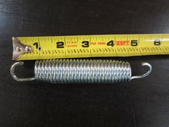 Set of 4 Trampoline Springs 5-1/4 Inch long End to End Heavy Duty (used)