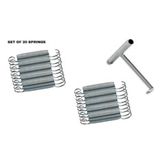 Heavy Duty Trampoline Springs 6 Inch Stainless Steel Set of 20 W/ Pulling Tool