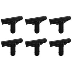 MSSVIGING 6 Pack Trampoline Plastic TConnector, Trampoline Pole Cap TopsT Tub…