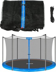 15 FT Trampoline Replacement Safety Enclosure Net Only for 6 Straight Poles
