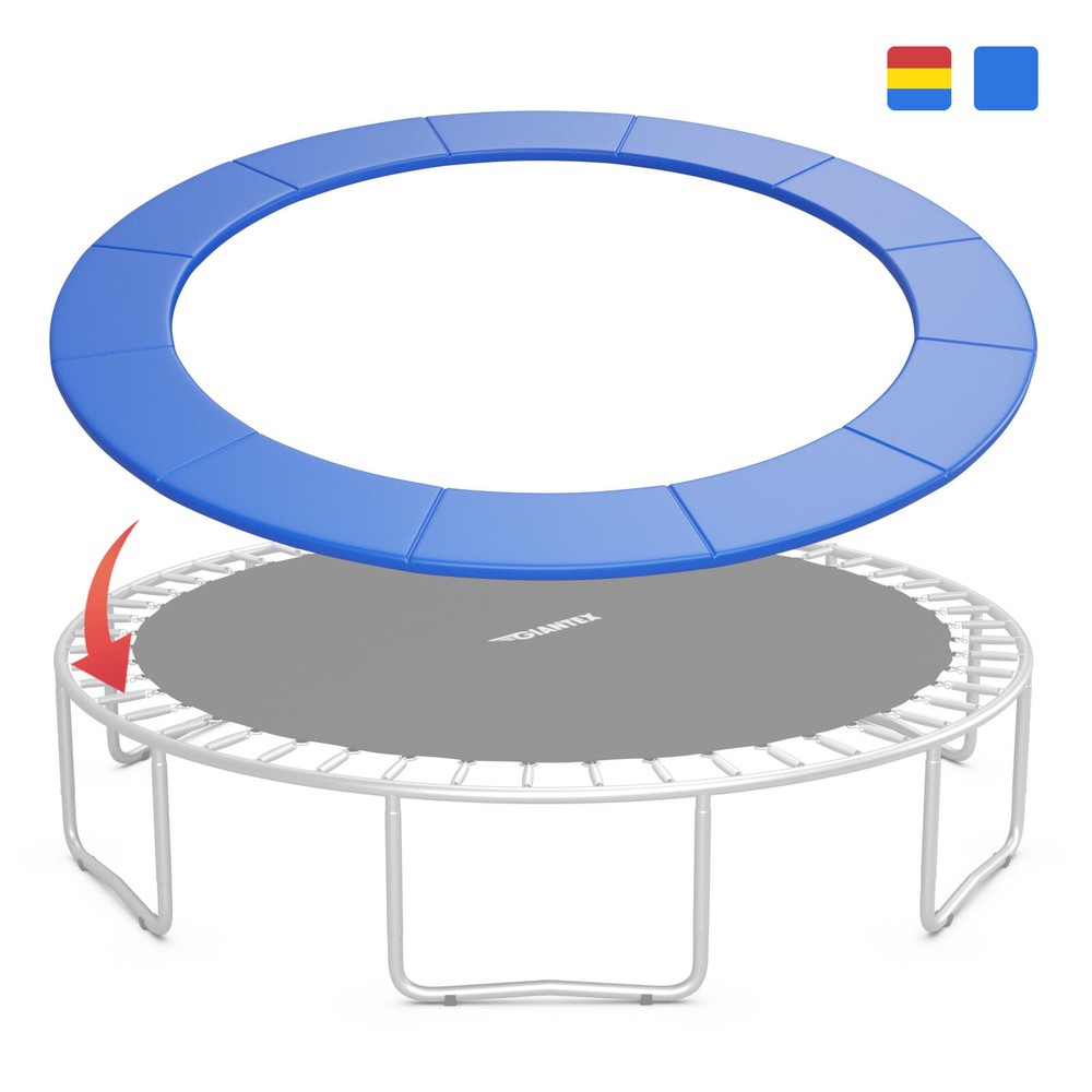 8/10/12/14/15/16FT Trampoline Replacement Safety Pad Universal Trampoline Cover