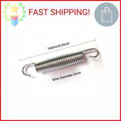 SquEqu 6 Pack Trampoline Springs Replacement 5.5 Inch Heavy Duty Stainless Steel
