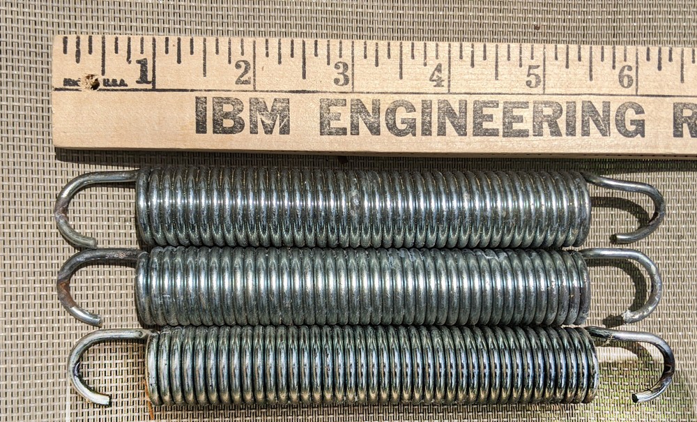 Heavy-duty galvanized steel springs for large trampoline 10pk – 6.5″ Gently Used