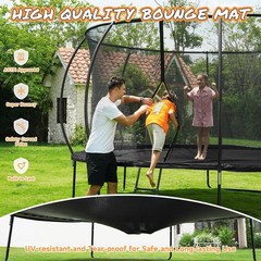Outdoor Heavy Duty Recreational Trampoline With Enclosure Net For Kids & Adults