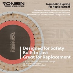 Trampoline Springs Heavy Duty Swivel Straight Hooks Stainless Steel Tool