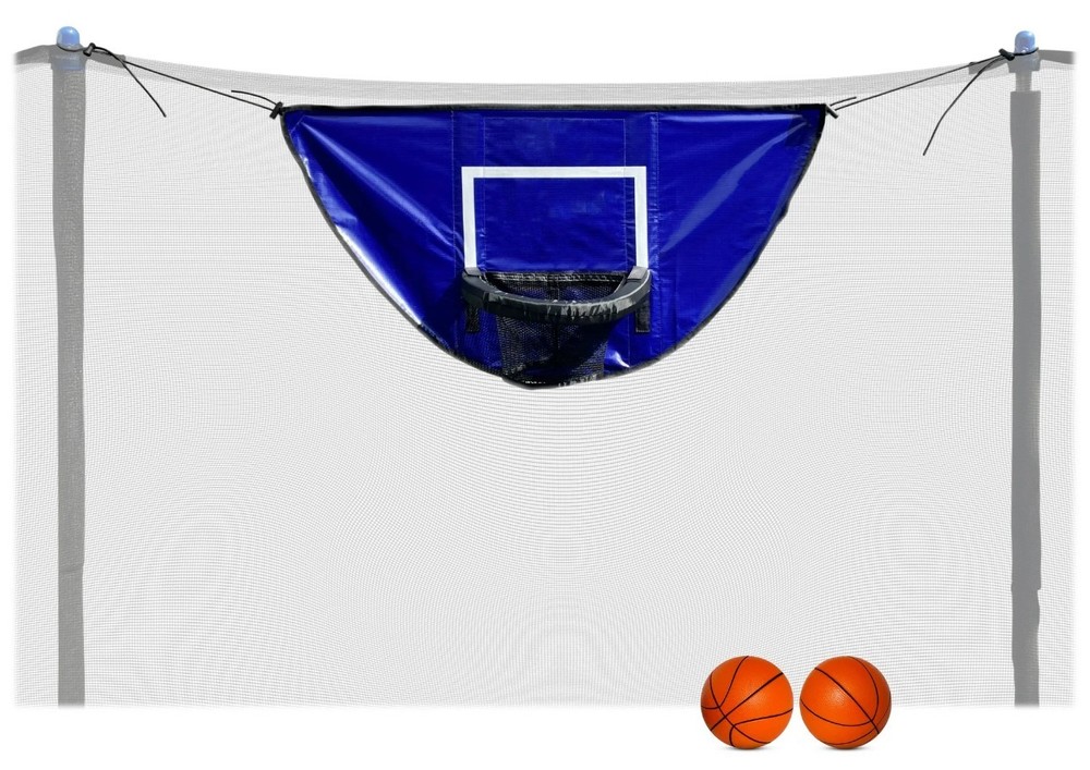 Botabee Trampoline Basketball Hoop & Mini Balls | Waterproof & Safe Dunking NEW