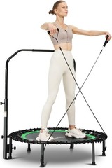 40″/56” Mini Trampoline Fitness Rebounder Foldable for Adults and Kids Exercise