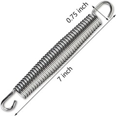 20 Pcs Trampoline Springs, 7Inch Heavy Duty Trampoline Springs Stainless Steel