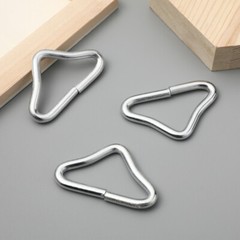20pcs Stainless Steel Triangle Buckle Stainless Steel Triangle Rings Buckles