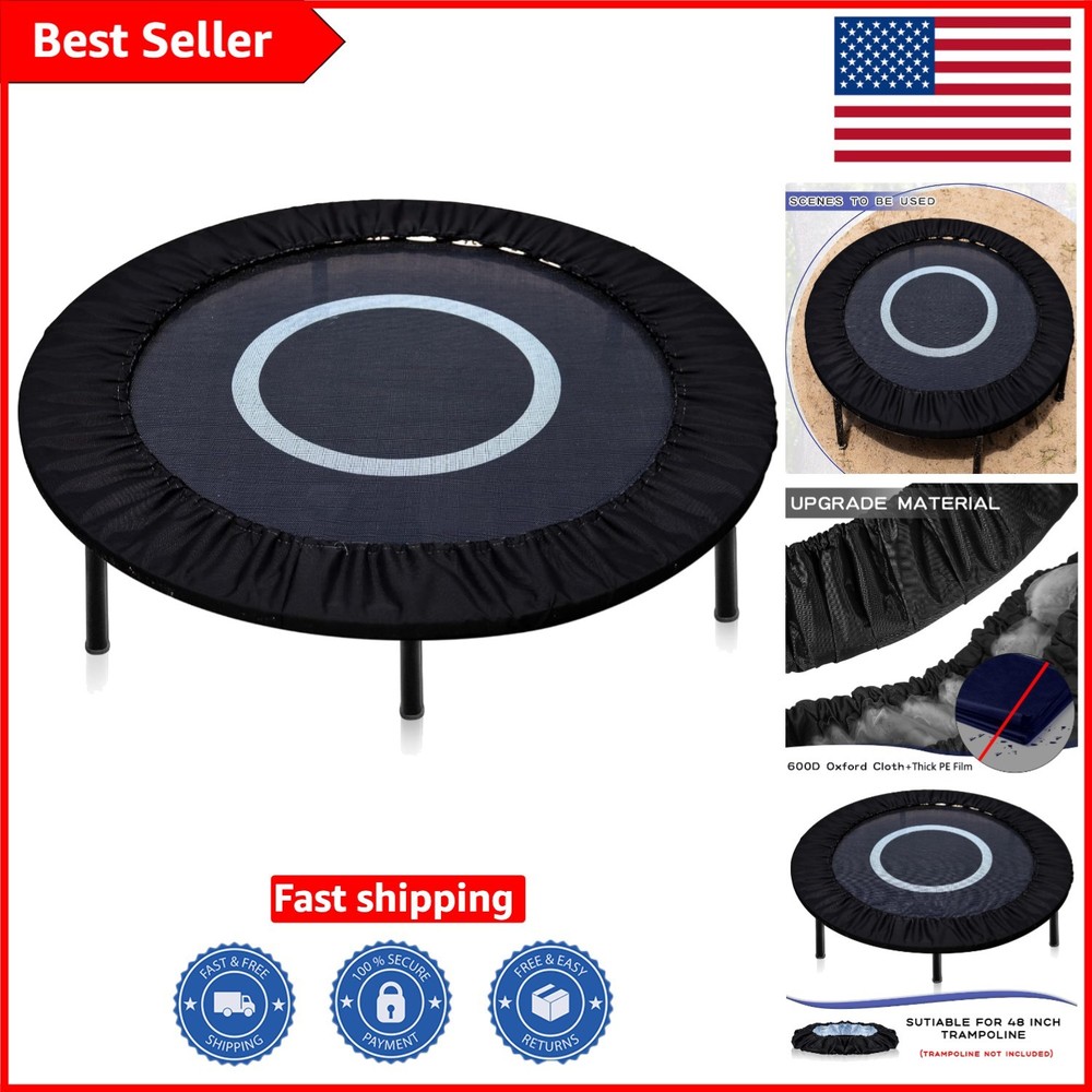 Easy-Install Safety Cover for 48 Inch Round Trampolines – Waterproof & Strong