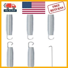 5 Pack 5.5 Inch Trampoline Stainless Steel Springs for Enhanced Bounce & Support