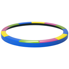 12FT Trampoline Pad Spring Cover, Waterproof, Multi-Color