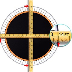 14FT Trampoline Mat with 72 V-Rings for 5.5in Springs 150in Diameter