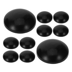 10Pcs Reusable Black Trampoline Leg Safety Caps for Durable Protective Use