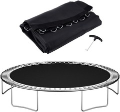 SPORTYOUTH 161″ Trampoline Mat w/ 96 V-Rings (Fits w/ 15′ Frames & 6.5″ Springs)
