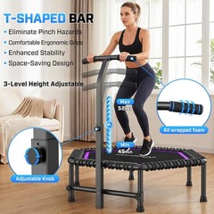 50” Trampoline-Fitness Rebounder for Adult-Indoor/Home