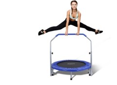 SereneLife Sports Adult Size Jumping/Fitness Trampoline SLSPT409