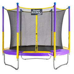 Machrus Upper Bounce 9 Ft. round Trampoline Set with Safety Enclosure System Out