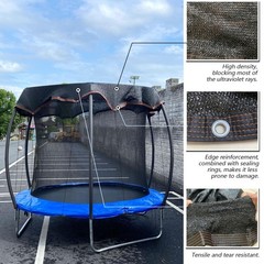 XATAMIO Trampoline Shade Cover 16FT Round Heavy Duty Trampoline Cover for Sun…