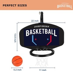 Basketball Hoop for Trampoline, Fits Straight