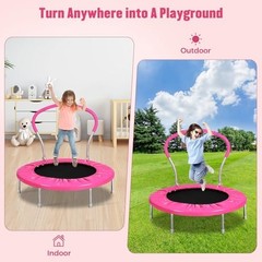 Lyromix Kids Trampoline 36 Inch Indoor with Handle Toddler