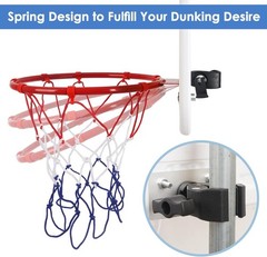 Trampoline Basketball Hoop, Teenager Basketball Hoop for Trampoline with Pump an