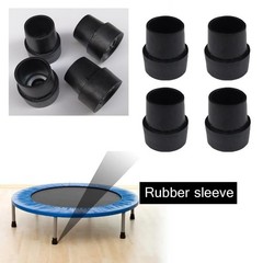 8 Pack Mini Rebounder Leg Floor Protectors 1″ Round Rubber Folding Trampoline…