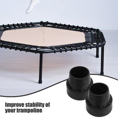 16 Pcs Walking Pole Rubber Ends Furniture Protector Caps Trampline Pad