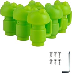 1.26″ Trampoline Pole Cap Set – 6 Green Caps for Safety and Easy Install
