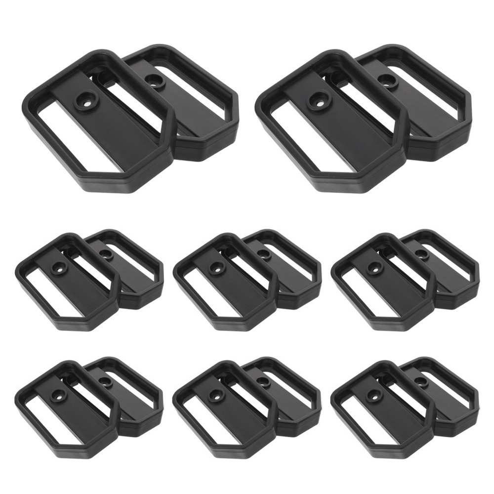 20Pcs Reusable Removable Computer Case Bracket for Mini Pc Stable Support Black