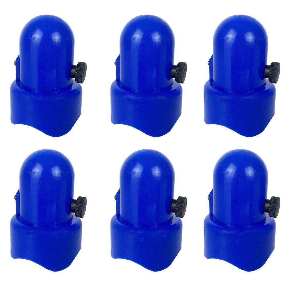 MSSVIGING Large Trampoline Enclosure Pole Caps with Screwin Bolts, Only Fit f…
