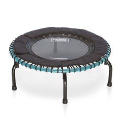 JumpSport 250 Lightweight Round Fitness Trampoline with EnduroLast Elastic Cords