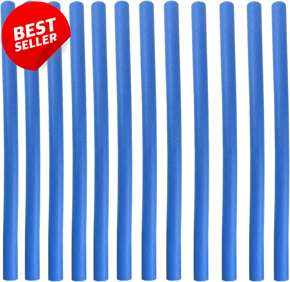 Trampoline Pole Foam Sleeves 1″ 35.4″ Safety Covers 12pcs Blue – US