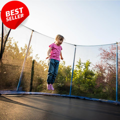 Trampoline Pole Foam Sleeves 1″ 35.4″ Safety Covers 12pcs Blue – US