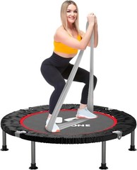 40″ Mini Flodable Spring Rebounder Trampoline for Adults, Small Exercise