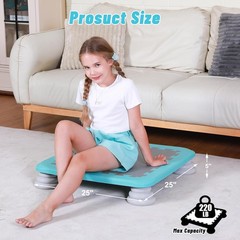 Mini Trampoline for Kids, 25 Inch Sensory Trampoline Bouncing Board with Non-Sli