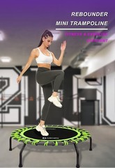 350lbs Rebounder Mini Trampoline for Adult, Indoor Small Trampoline for Exercise