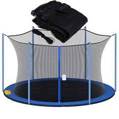 NONMON Trampoline Net Replacement 12-15ft Round UV Resistant