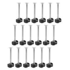 18Pcs Practical Galvanized Steel Trampoline Screws for Pole and Frame Repair